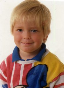 Robert Pattinson as a child